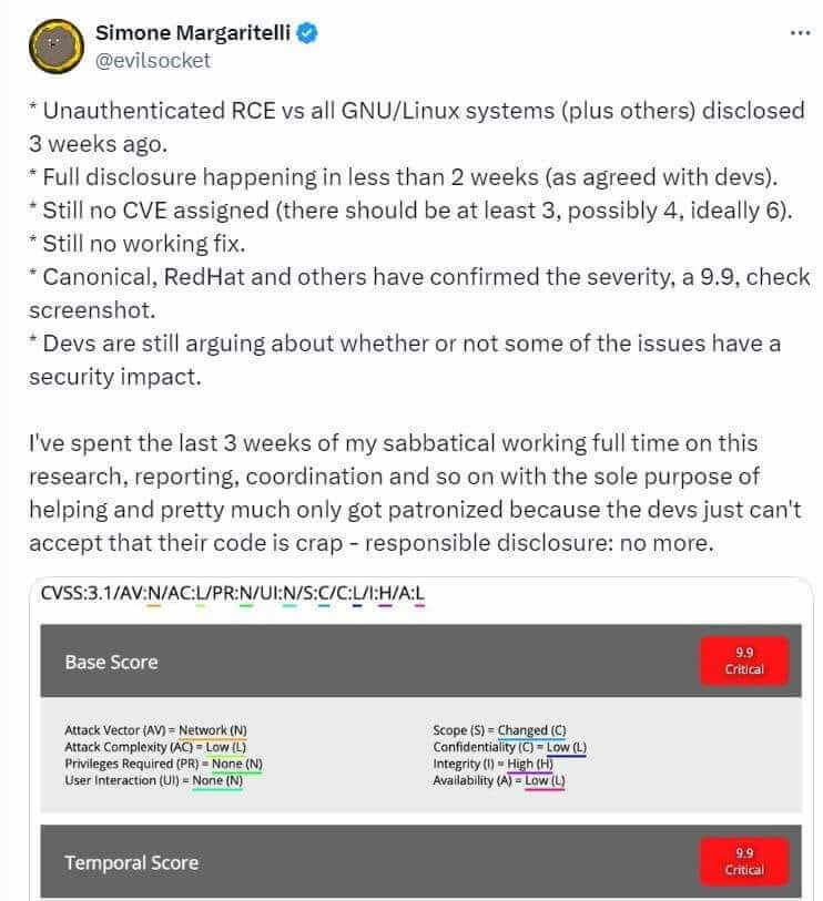 Simone Margaritelli EvilSocket Linux Vulnerability